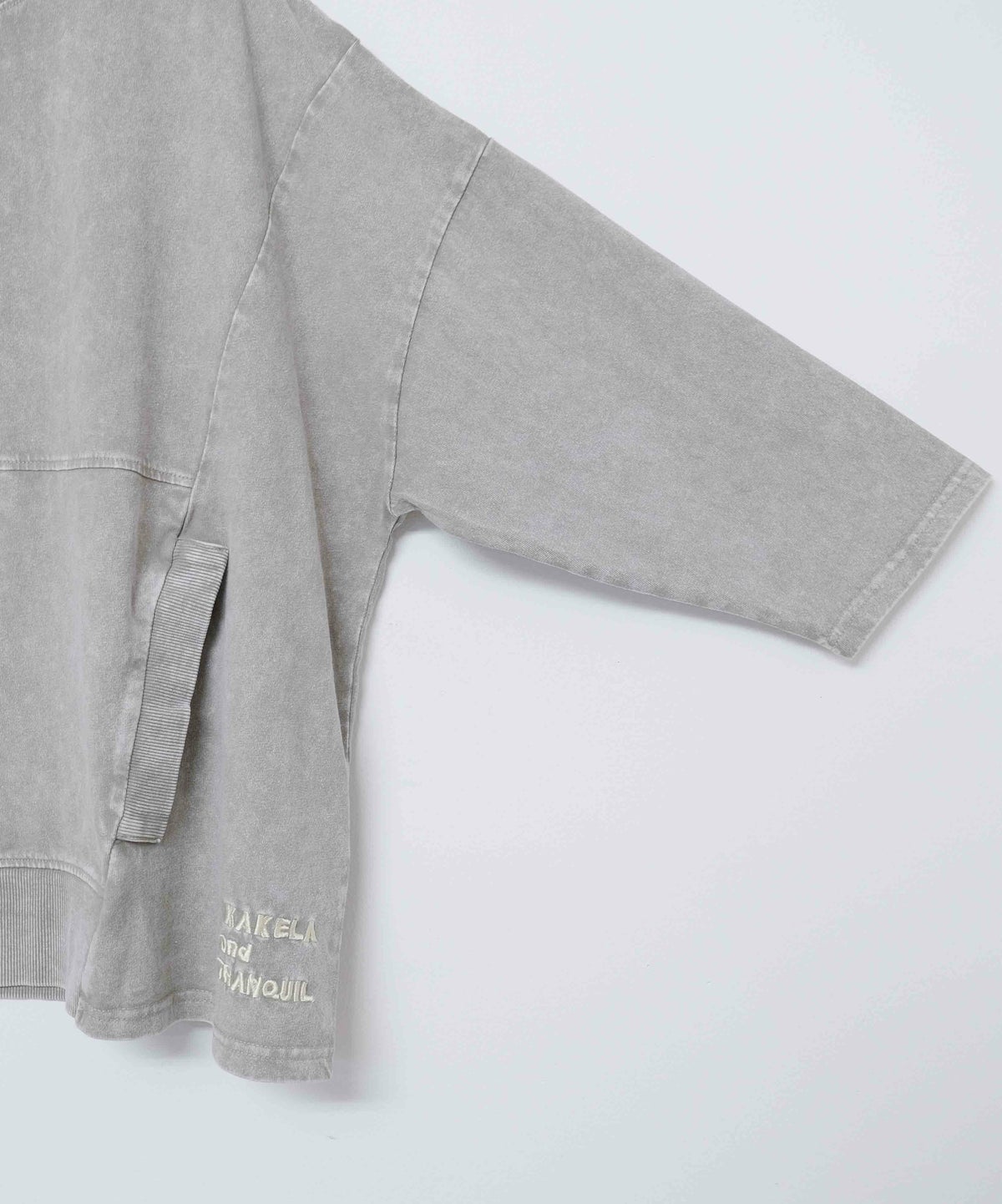 KAKELA&TRANQUIL｜ワイドポケットポケット付きクルー [[12505-254-10]]
