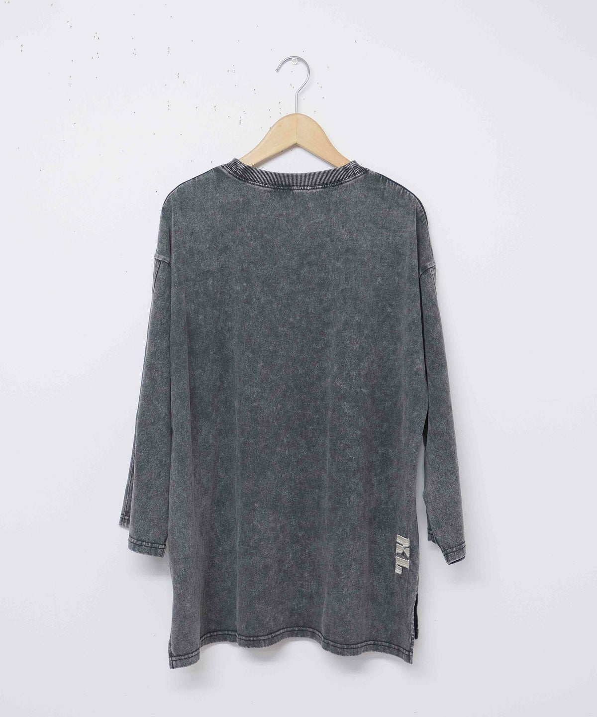 KAKELA&TRANQUIL｜刺繍ロゴクルー7分袖 [[12505-253-10]][D]