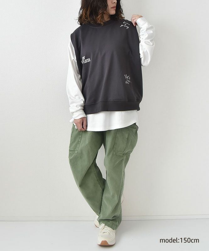  day standard｜ランダムロゴクルーベスト [[A53019-28]][D]