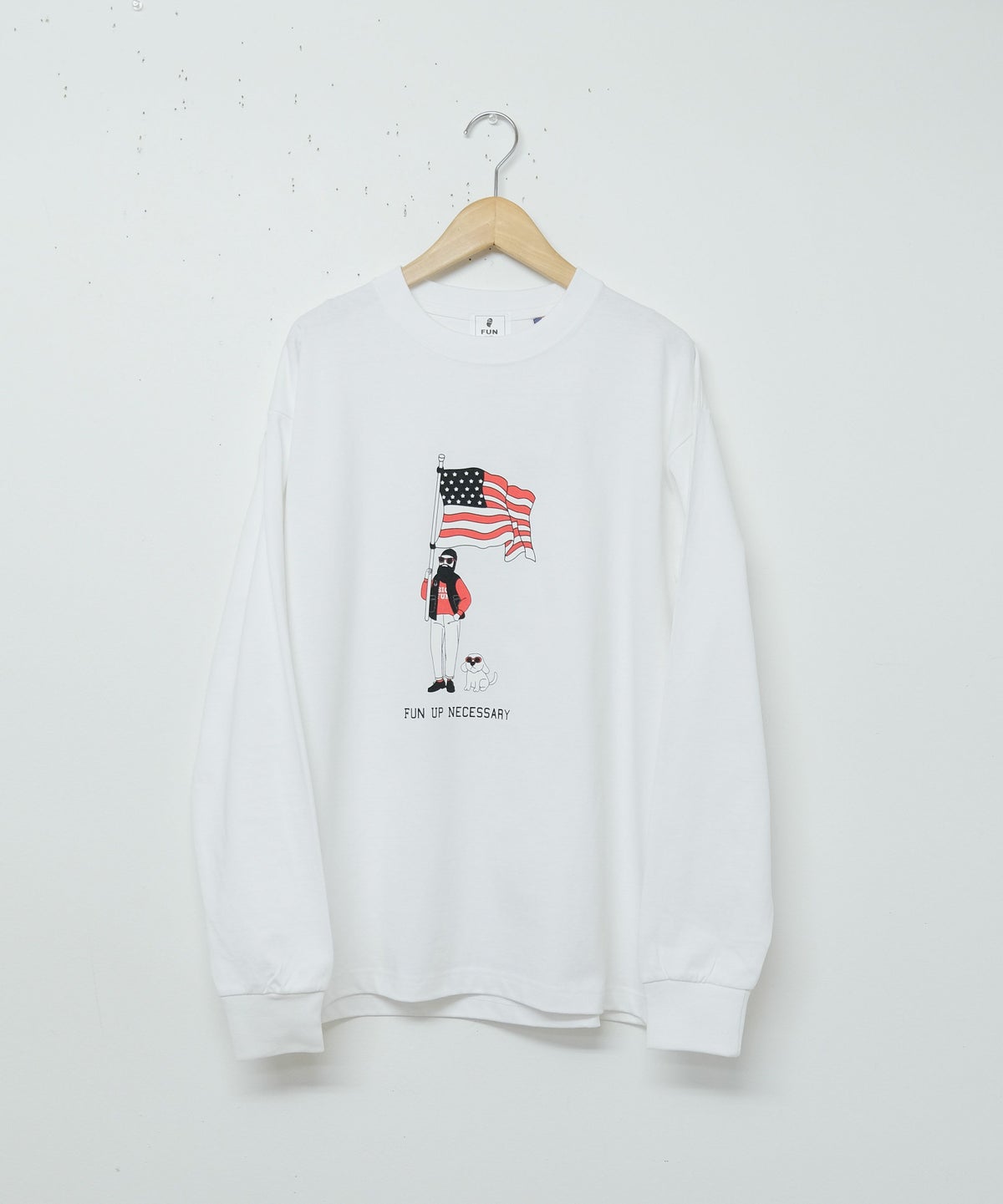 FUN｜Stars and Stripes オジサン L/S TEE [[F-25050512]][D]