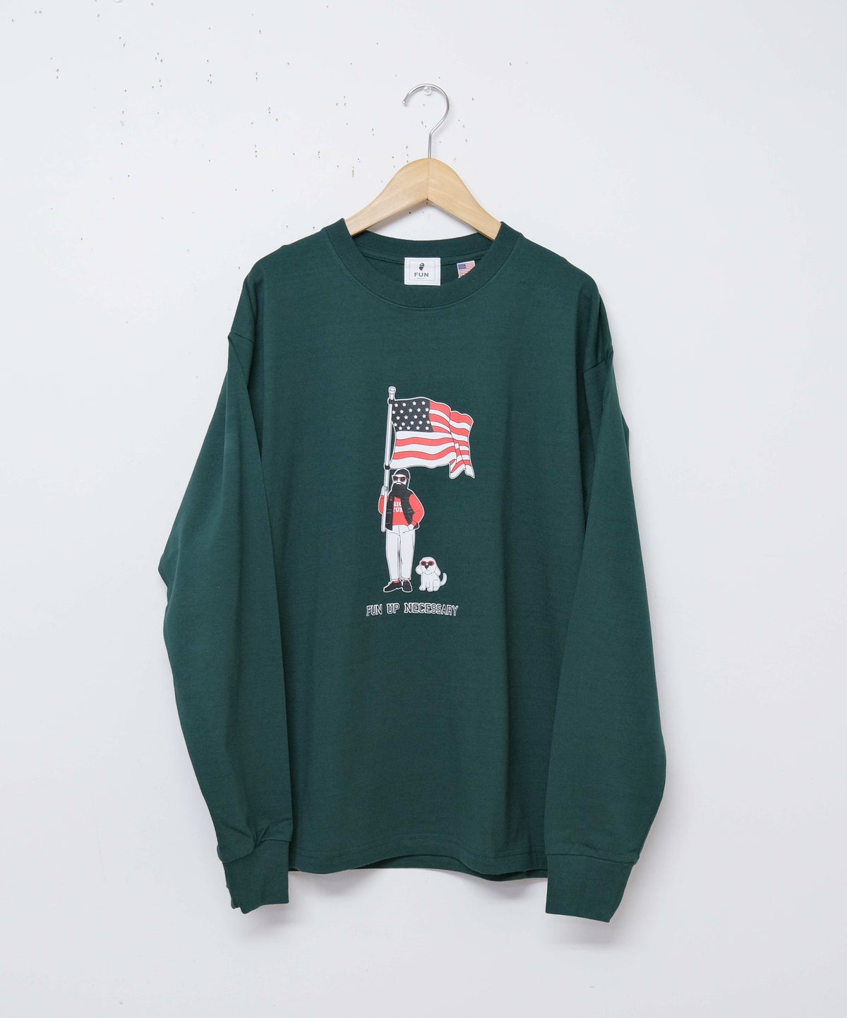 FUN｜Stars and Stripes オジサン L/S TEE [[F-25050512]][D]
