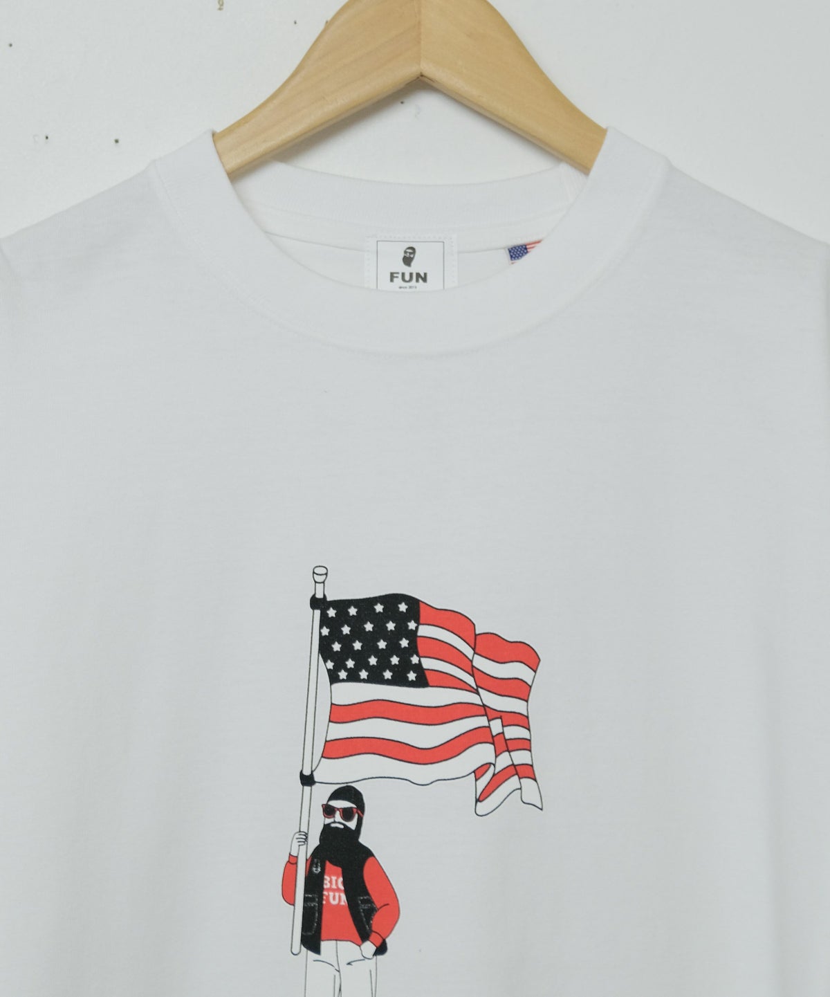 FUN｜Stars and Stripes オジサン L/S TEE [[F-25050512]][D]