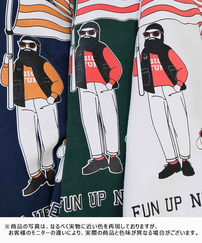 FUN｜Stars and Stripes オジサン L/S TEE [[F-25050512]][D]