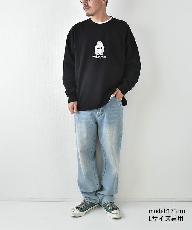 ジムマスター｜10.3oz carefree smile SWEAT [[G621780]][D]