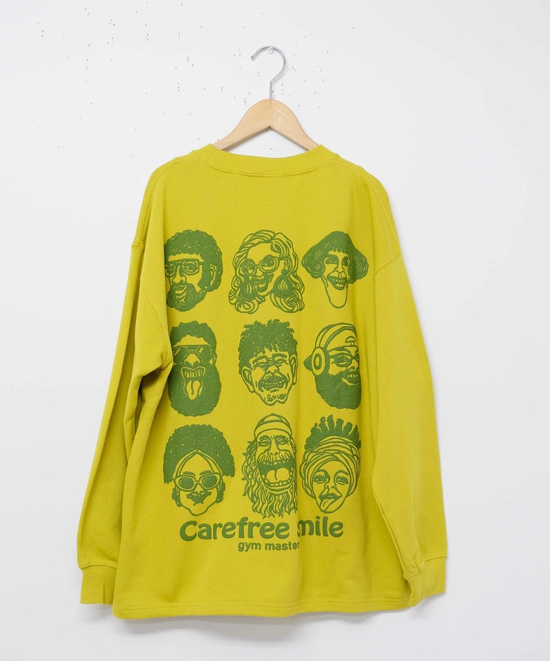 ジムマスター｜10.3oz carefree smile SWEAT [[G621780]][D]