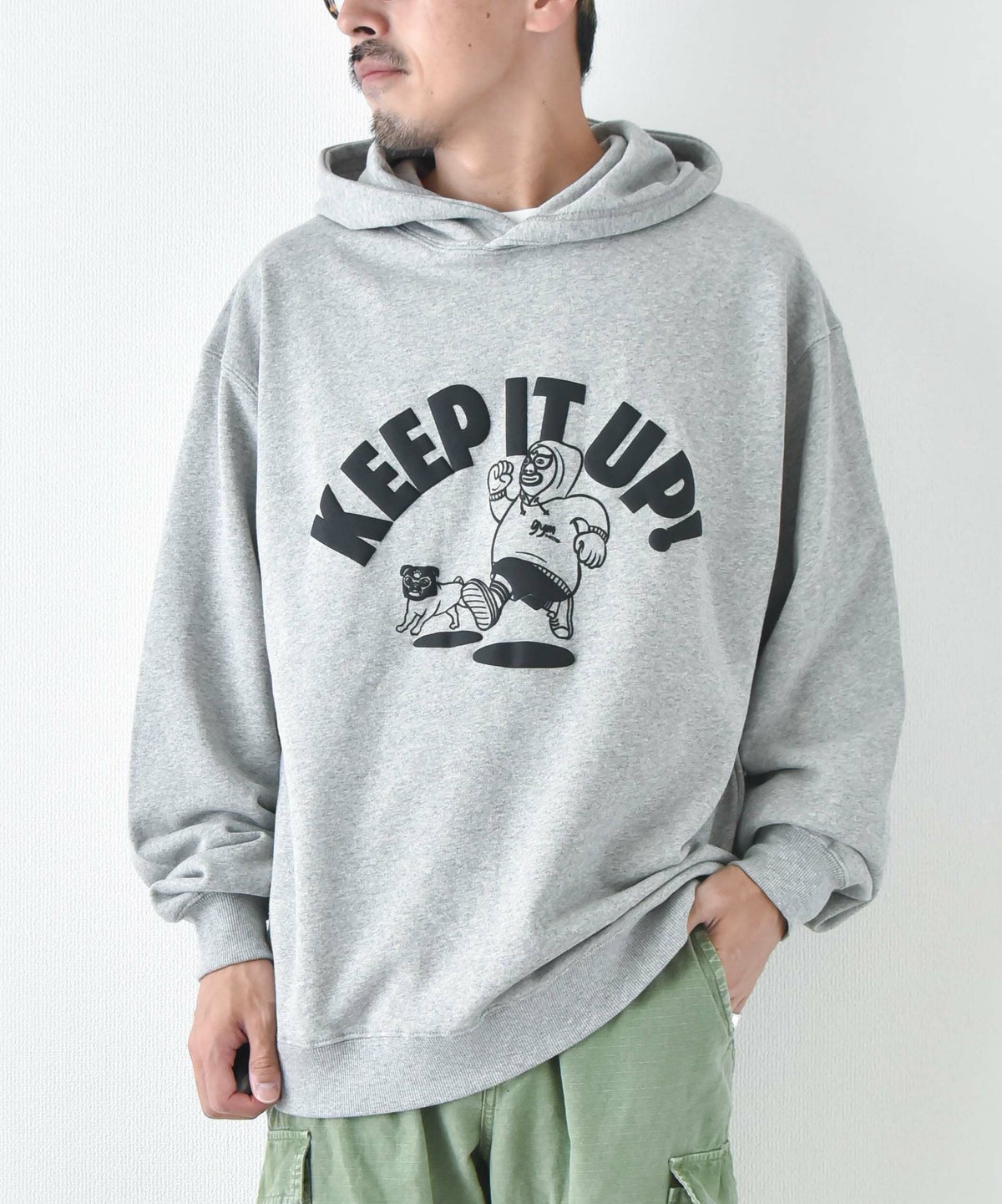 ジムマスター｜10.3oz KEEP IT UP スウェットプルパーカー [[G621788]][D]