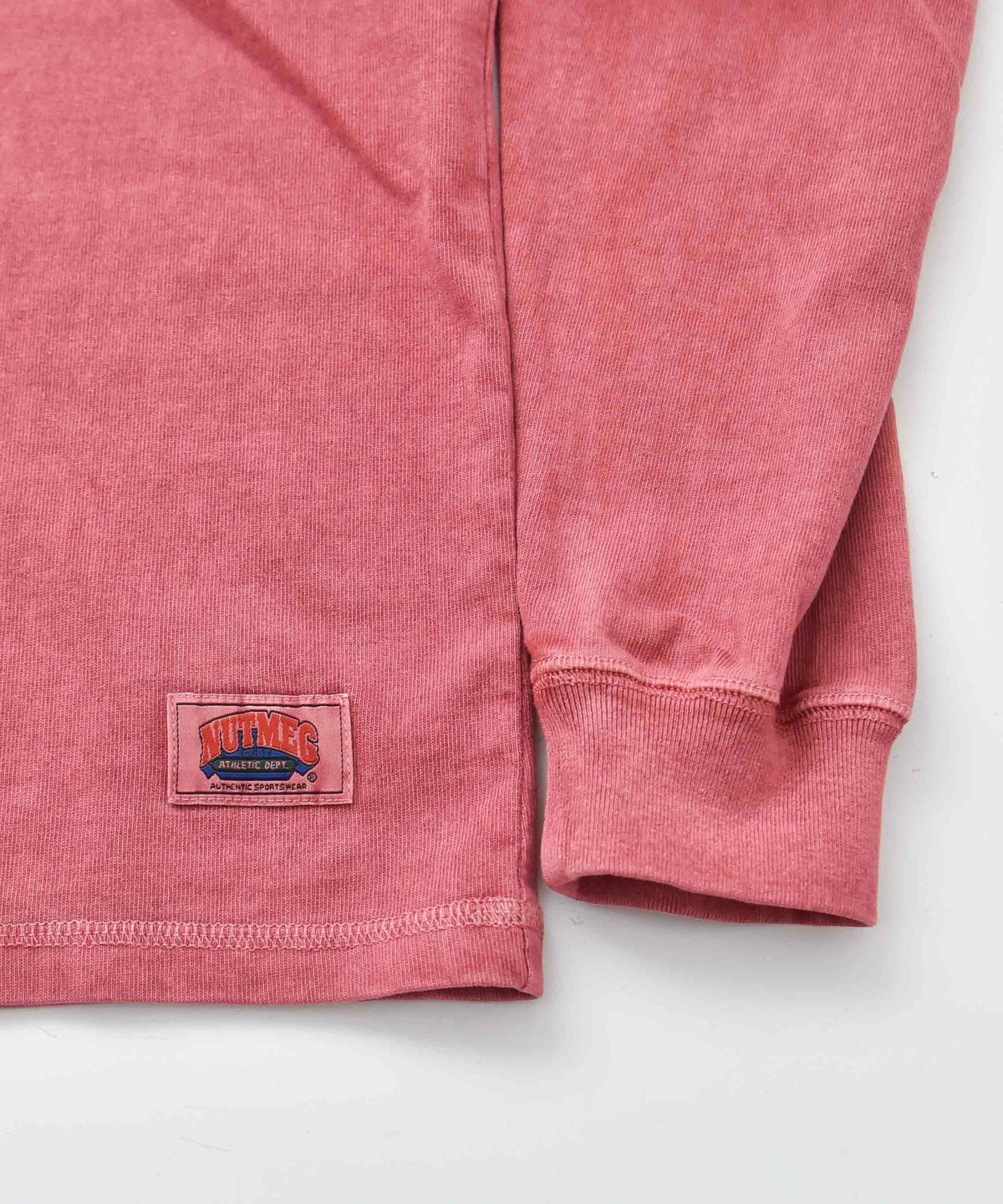 NUTMEG｜ピグメント染　BIG ロングスリーブTee [[2J7-65506]][D]