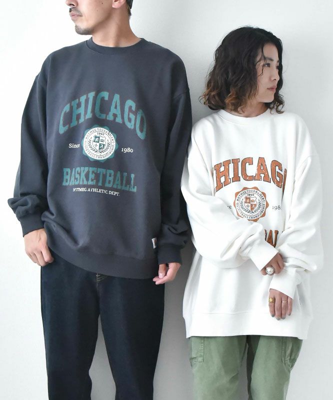  NUTMEG｜クルーネック　BIG トレーナー [[2J7-65509]][D]