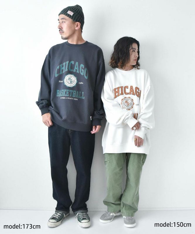  NUTMEG｜クルーネック　BIG トレーナー [[2J7-65509]][D]