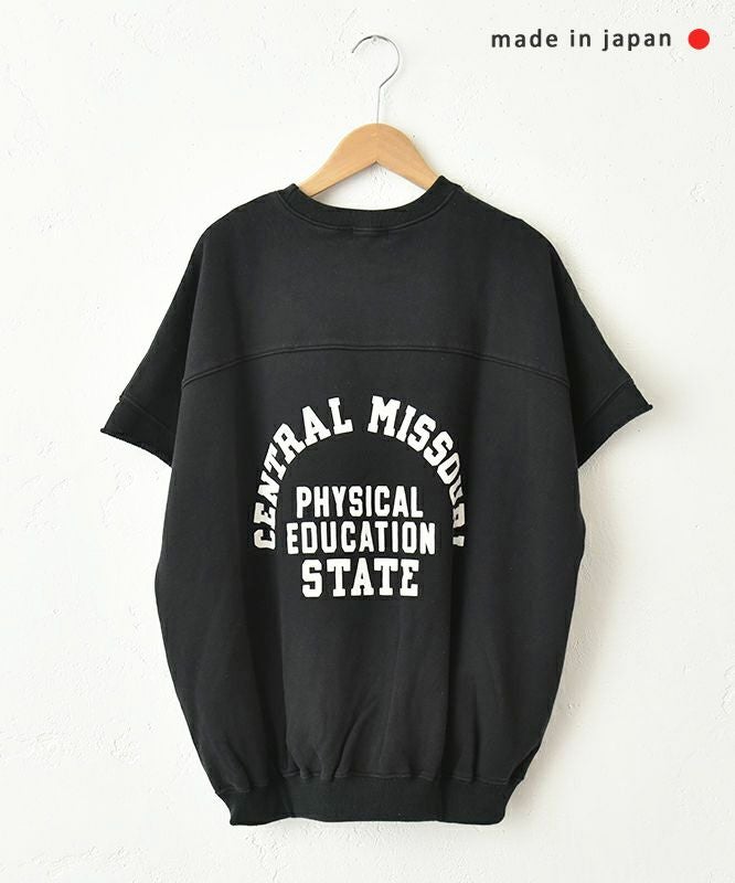 and quarter｜バックプリント半袖スウェット [[MA-513001]][C]