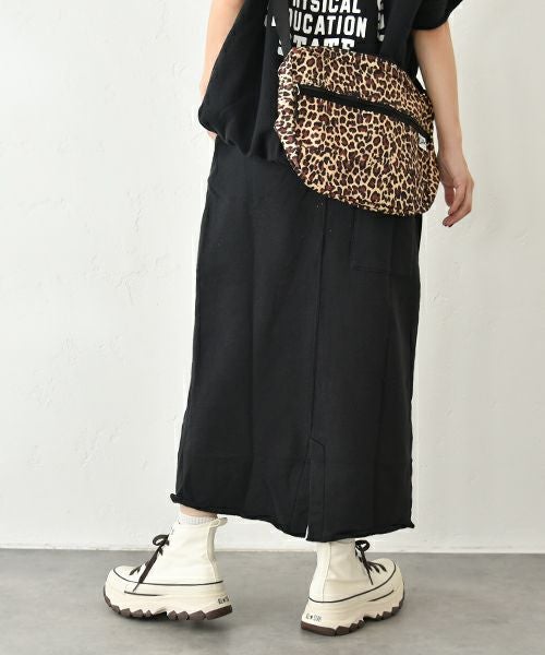 and quarter｜ロゴ入りスウェットスカート [[MA-519001]][C]