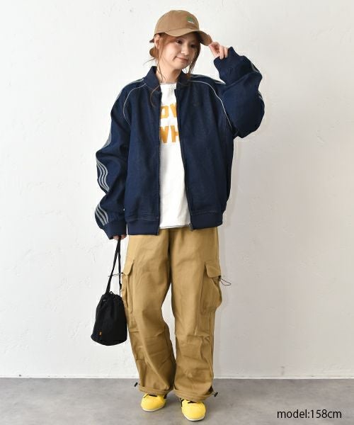 adidas｜アディカラー ルーズ SST デニム ストーン　インディゴデニム　 [[VS269]][C]