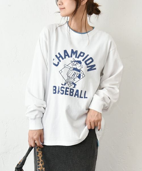 Champion｜プリントロゴロンT [[C3-C408]][C]