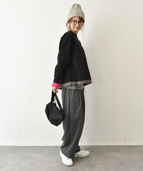 GREGORY｜エンベロップショルダーボールド4/ブラック [[1254061041]][C]