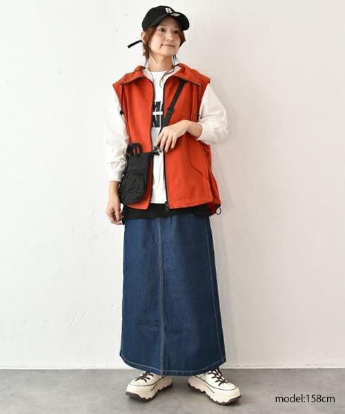 GRAMICCI｜ベルト付デニムスカート [[G5FW-SK028]][C] | ma28 ONLINE STORE