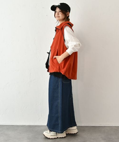 GRAMICCI｜ベルト付デニムスカート [[G5FW-SK028]][C]