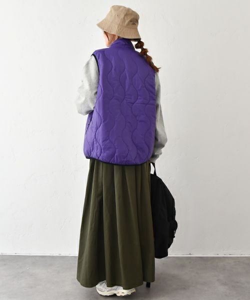 WILD THINGS｜REVERSIBLE BELAY VEST/ダウンベスト [[WT25140SK]][C