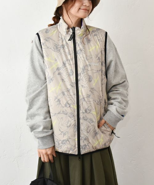 WILD THINGS｜REVERSIBLE BELAY VEST/ダウンベスト [[WT25140SK]][C]