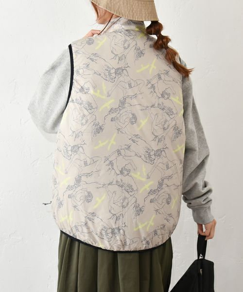 WILD THINGS｜REVERSIBLE BELAY VEST/ダウンベスト [[WT25140SK]][C]
