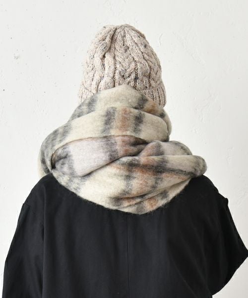 PANKAJ｜チェックストール [[ECHARPE 40]][C]