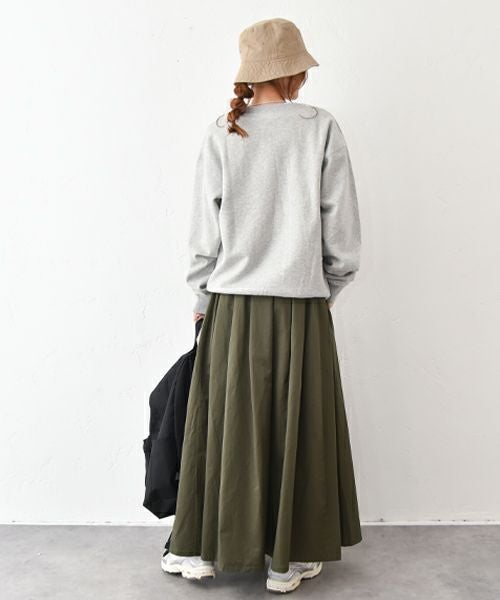 RUSSELL ATHLETIC｜Brushed Fleece Sweat ‘Arch Logo’ Felt Patched Shirt/ロゴクルースウェット [[RC-25715]][C]