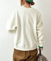 RUSSELL ATHLETIC｜Brushed Fleece Sweat ‘Arch Logo’ Felt Patched Shirt/ロゴクルースウェット [[RC-25715]][C]