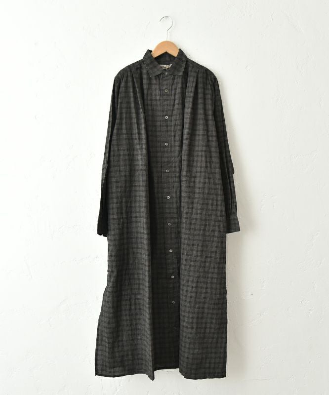  Antiquite's｜墨汁コーティングシャツワンピース [[1100311]][C]