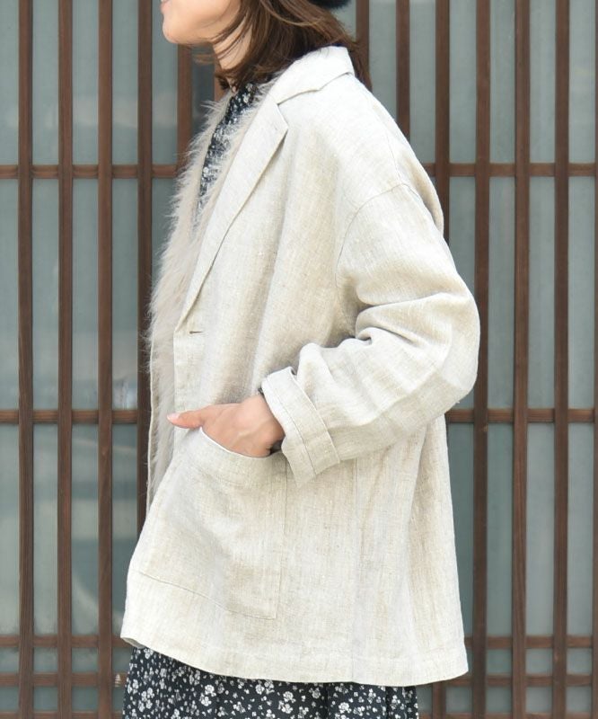  HEAVENLY｜Linen Tailored Jcket [[2549033]][C]