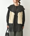 HEAVENLY｜Knit Shaggy Yarn Vest [[2549194]][C]