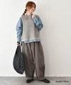 HEAVENLY｜Cotton Linen Wool Mix Knit Vest [[2549184]][C]