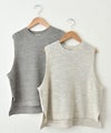 HEAVENLY｜Cotton Linen Wool Mix Knit Vest [[2549184]][C]