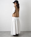 her.｜裏毛ジップベスト [[3254C-908]][C]