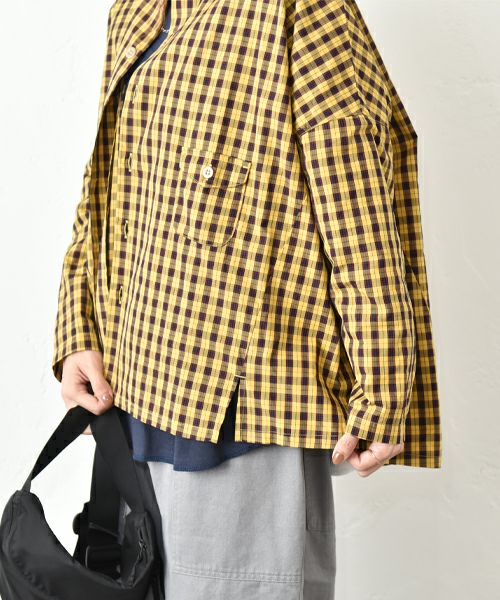 her.｜タータン カバーシャツ [[7254T-919]][C]