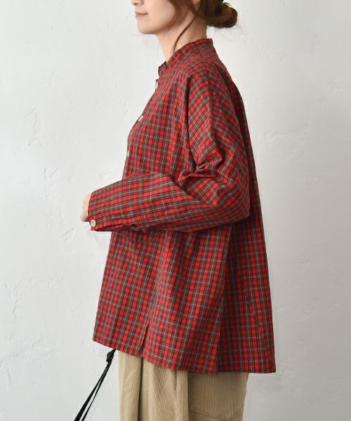 her.｜タータン カバーシャツ [[7254T-919]][C]