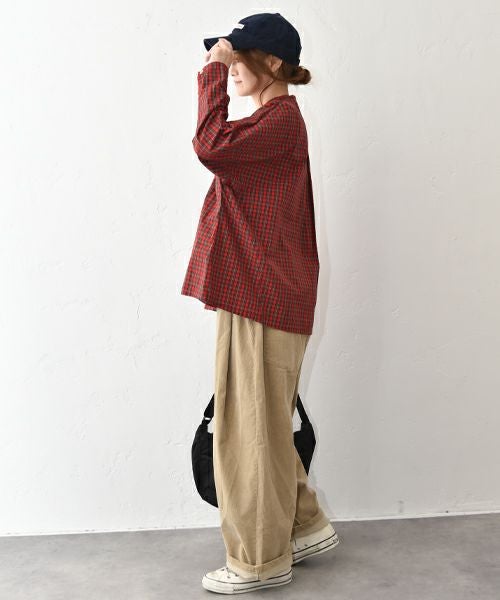 her.｜タータン カバーシャツ [[7254T-919]][C]