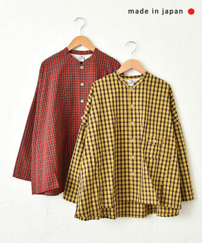  her.｜タータン カバーシャツ [[7254T-919]][C]