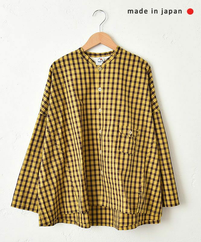  her.｜タータン カバーシャツ [[7254T-919]][C]