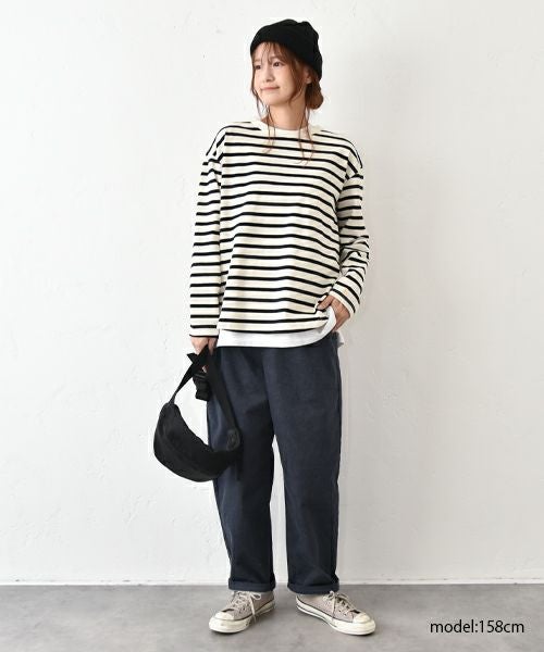 her.｜ストレッチ入テーパードパンツ [[7251P-003]][C]