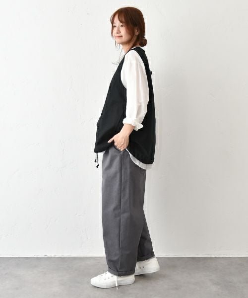 her.｜ストレッチ入テーパードパンツ [[7251P-003]][C]