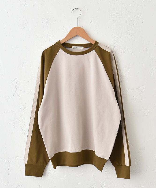 Gives a sense of fullment｜袖ラインプルオーバー [[853120]][C]