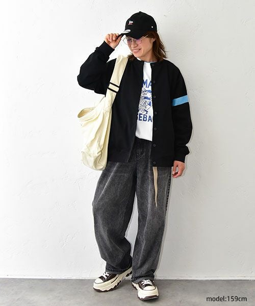 Gives a sense of fullment｜配色テープカーデ [[853121]][C]