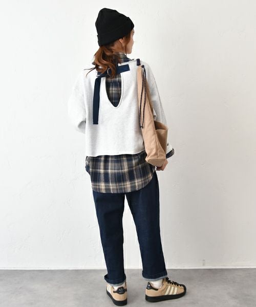 Gives a sense of fullment｜リメイクデザインプルオーバー [[853124]][C]