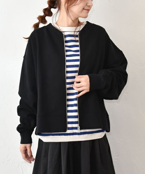 Gives a sense of fullment｜ジップカーデ [[853303]][C]