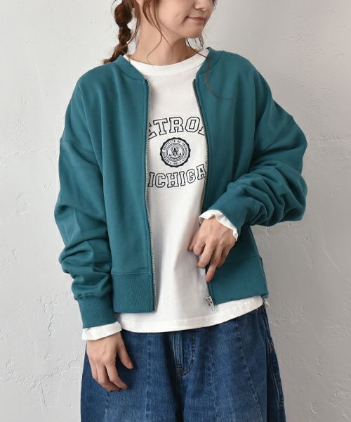 Gives a sense of fullment｜ジップカーデ [[853303]][C]