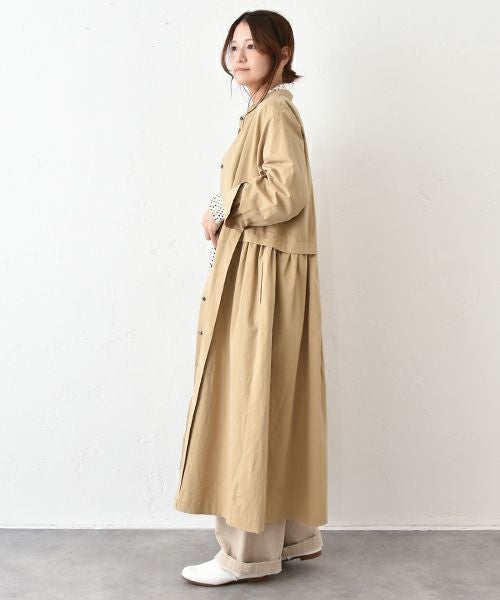 No18｜バックギャザーシャツアウター [[3524]][C]