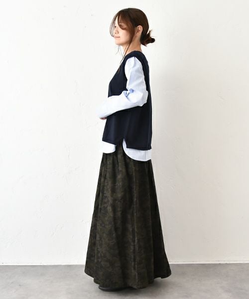 hagumu｜インナーセット2wayニットベスト [[ha-BE-32]][C]