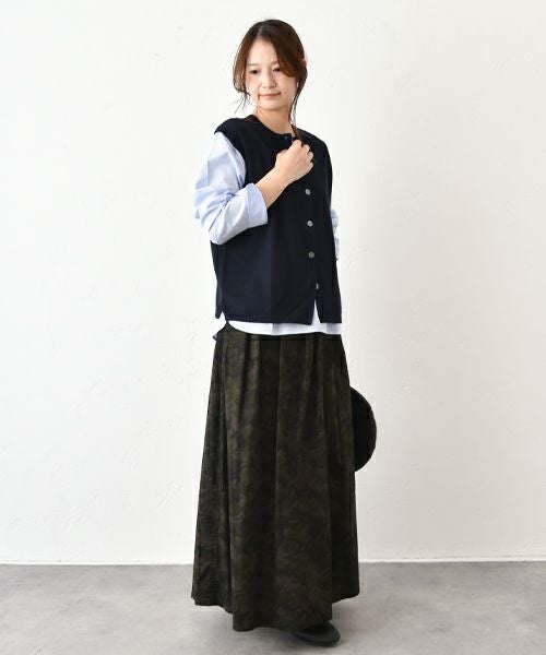 hagumu｜インナーセット2wayニットベスト [[ha-BE-32]][C]