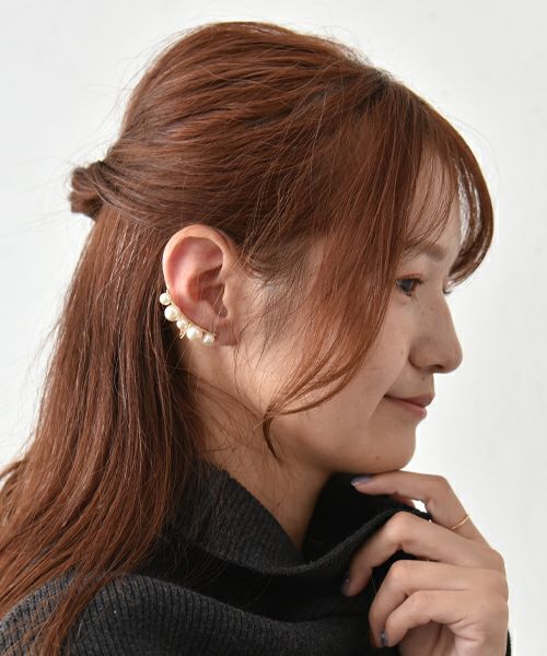HUMS｜パールイヤーカフ [[Z250525]][C]