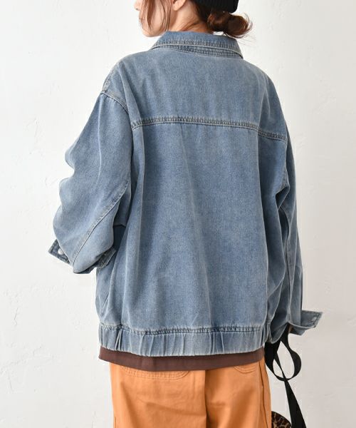 IN THE MARKET｜デニムジップアップブルゾン [[SAT-0036]][C]