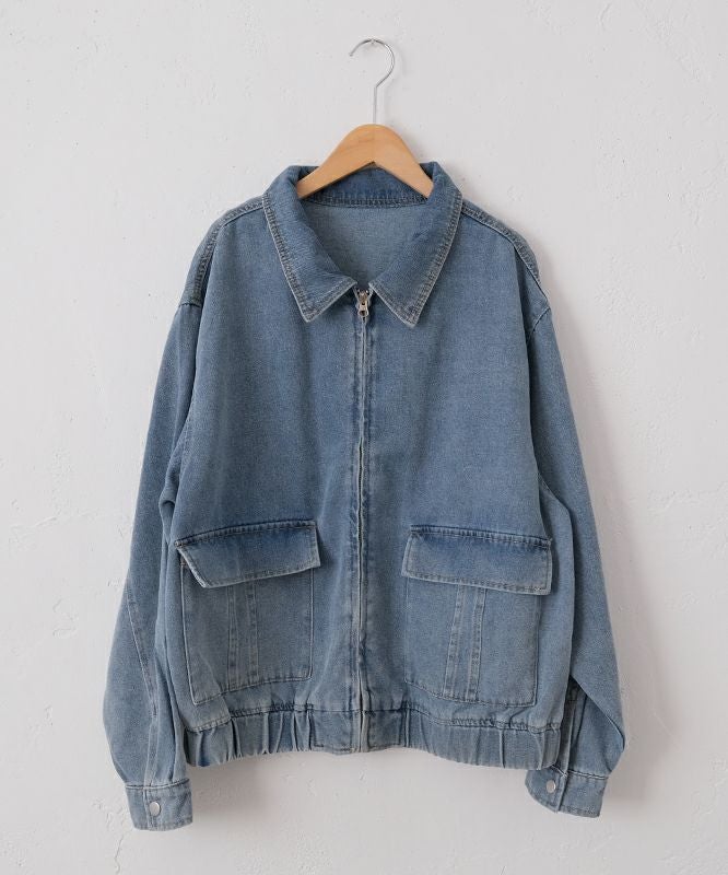 IN THE MARKET｜デニムジップアップブルゾン [[SAT-0036]][C]